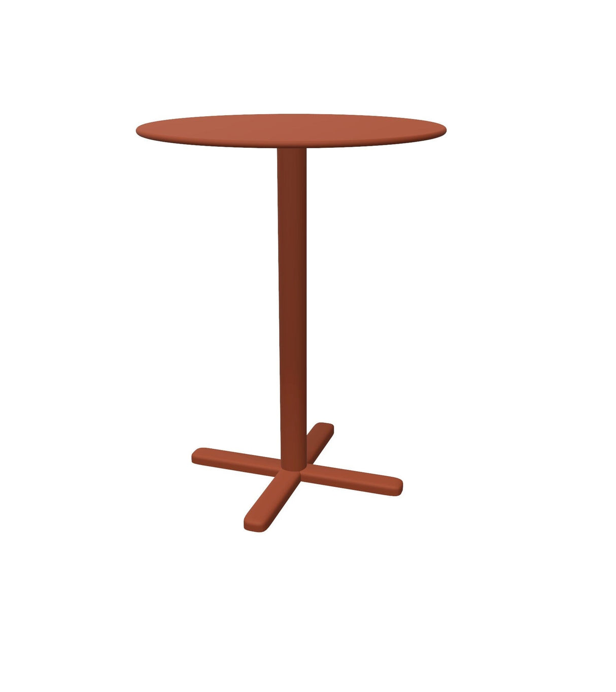 Emu 540 Darwin Table de bar Haute Ø80cm H:105cm Maple Red 26