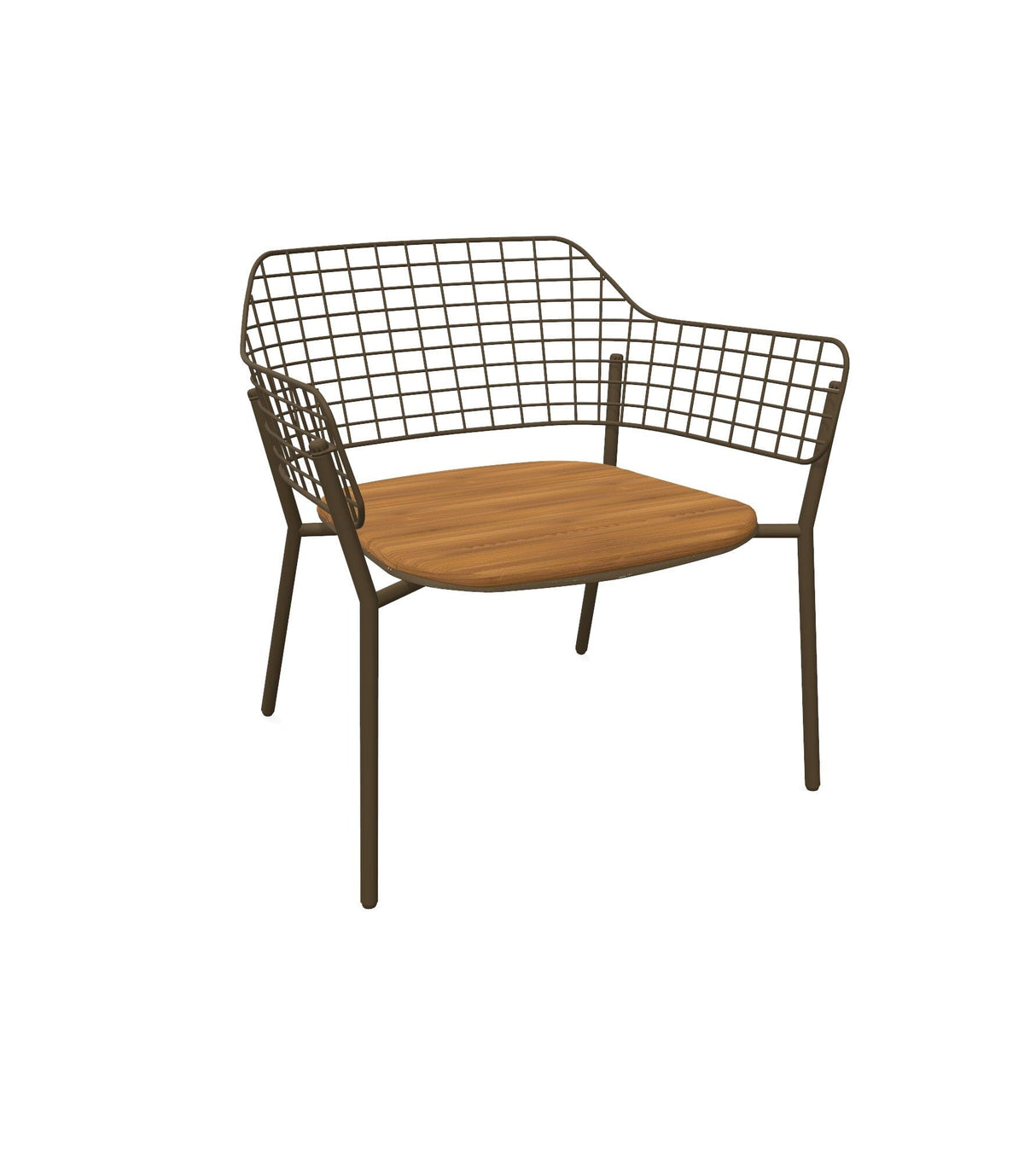 Emu 617 Lyze Fauteuil Club Lounge Indian Brown 41 / Indian Brown 41 / Indian Brown 41 Teck