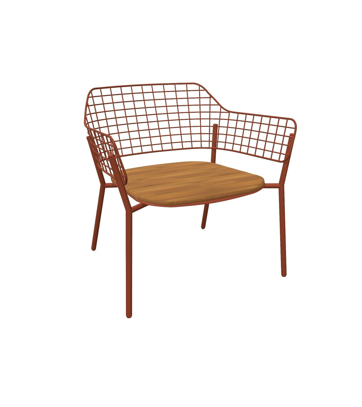 Emu 617 Lyze Fauteuil Club Lounge Maple Red 26 / Maple Red 26 / Maple Red 26 Teck