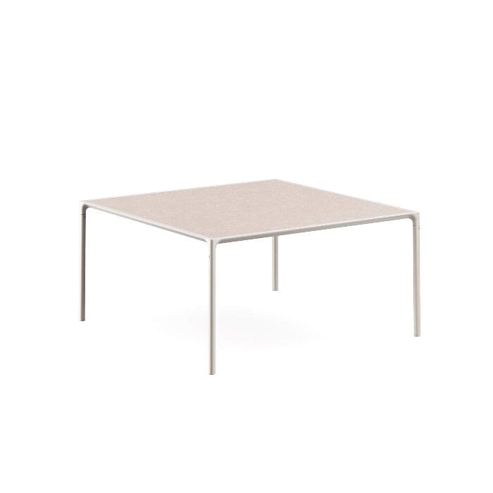 Emu 724 Terramare Table repas 150x150cm Matt White 23 / Gres Salt 51