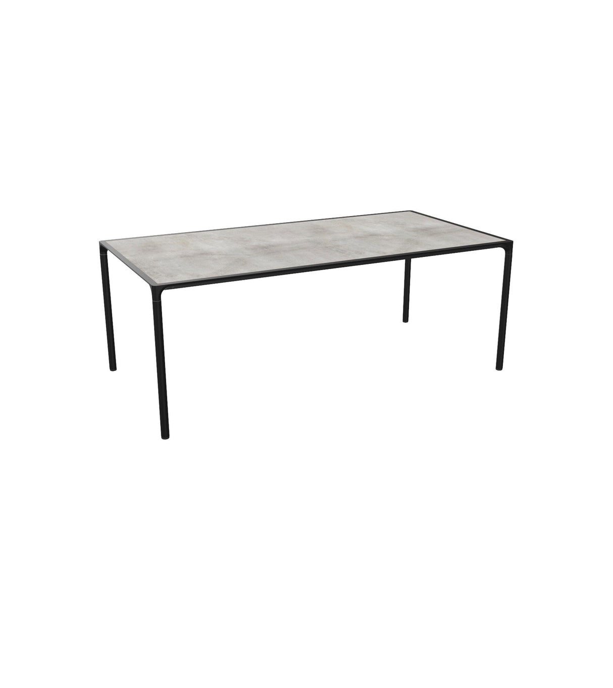 Emu 725 Terramare Table repas 203x103cm Black 24 / Gres Lead 53