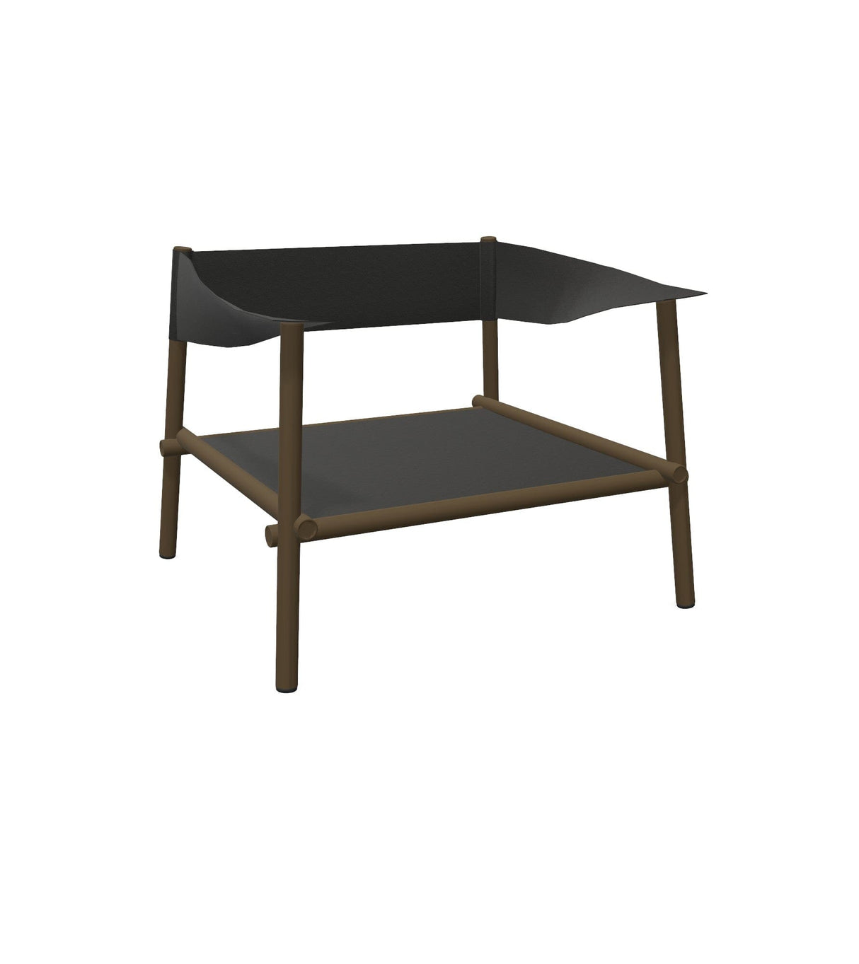 Emu 729 Terramare Structure Fauteuil Club Lounge, coussins en sus Indian Brown 41 / Brown 200/93