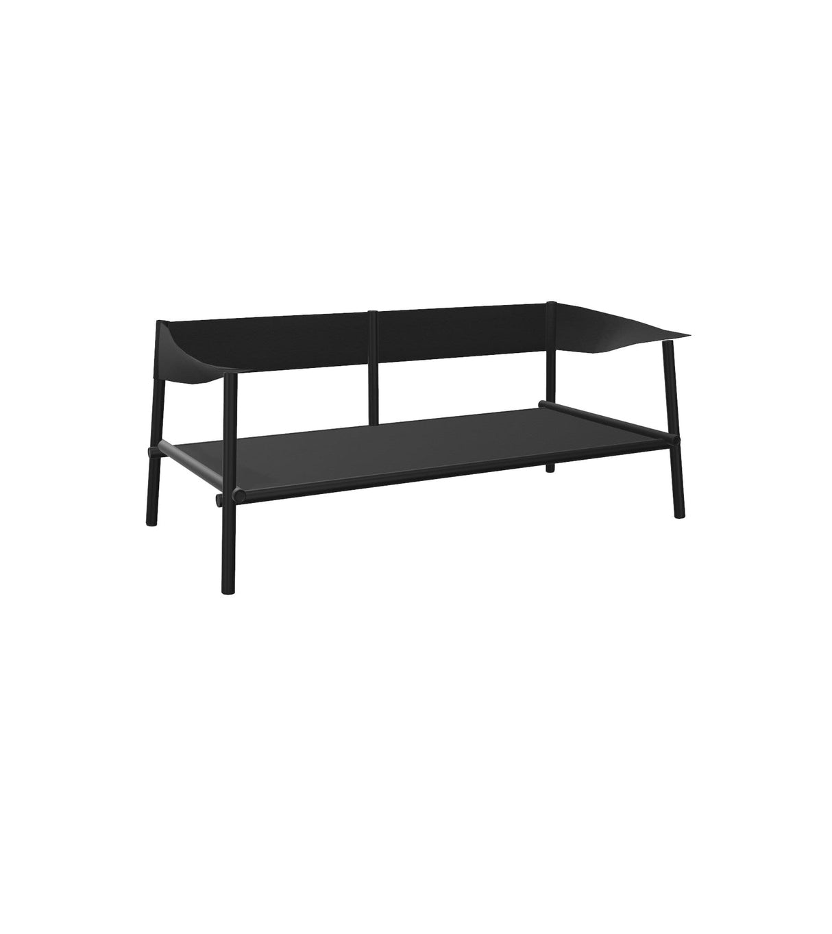 Emu 730 Terramare Structure Canapé 2 places Lounge, coussins en sus Black 24 / Black 200/95