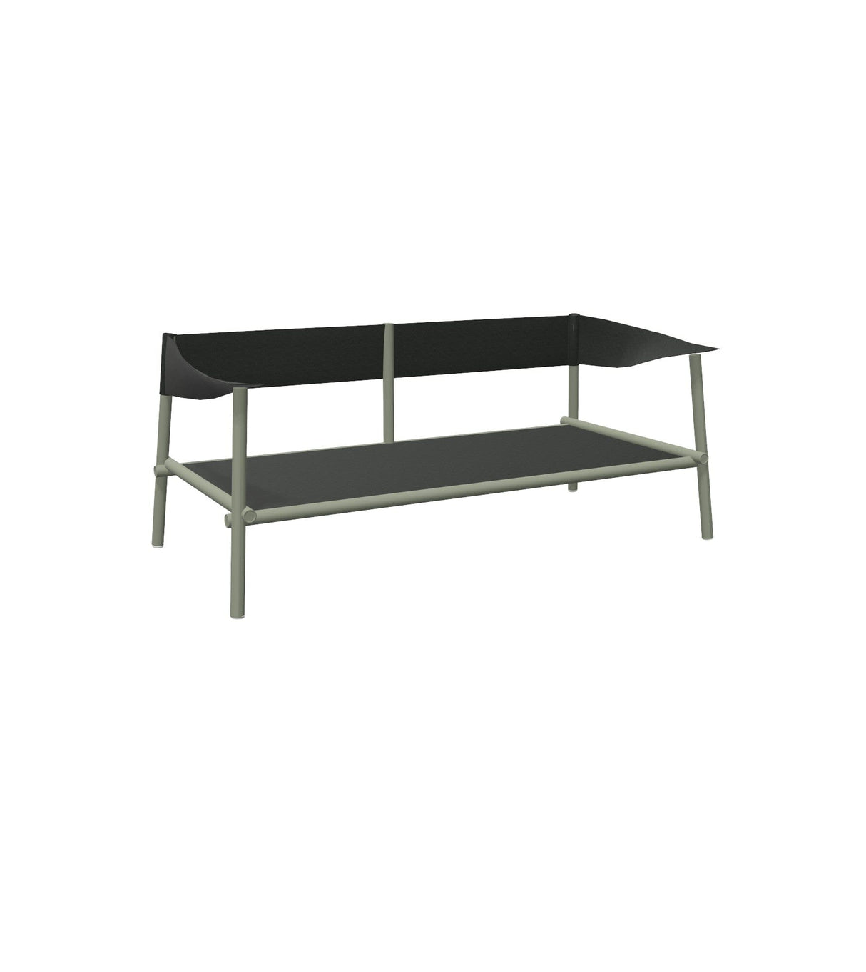 Emu 730 Terramare Structure Canapé 2 places Lounge, coussins en sus Grey Green 37 / Grey Green 200/94