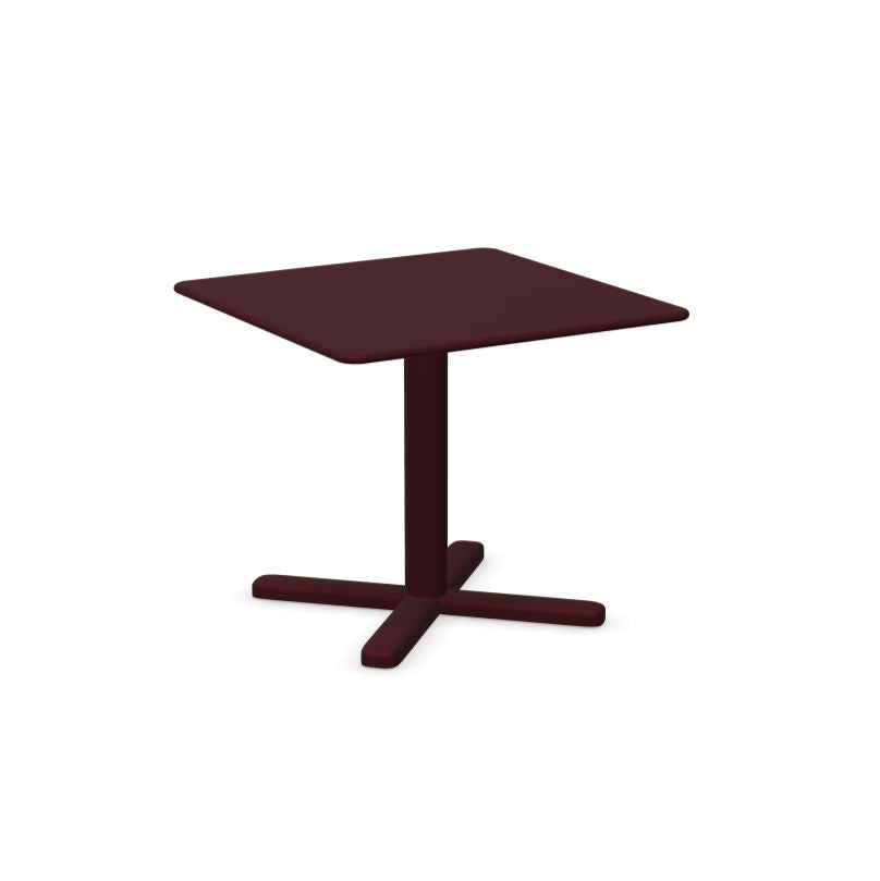 Emu 879 Darwin Table carrée rabattable 70x70cm h:60cm Intense Red 46