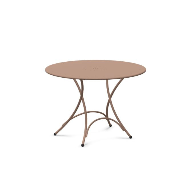 Emu 904 Pigalle Table repas pliante ronde Ø105cm Magnolia Pink 33