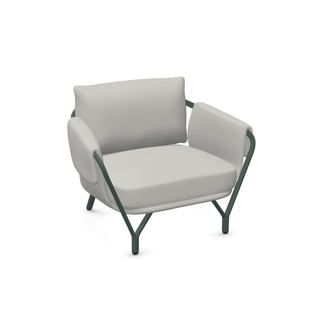 Emu 9045 Angel Fauteuil Club Lounge, coussins non inclus Dark Green 75