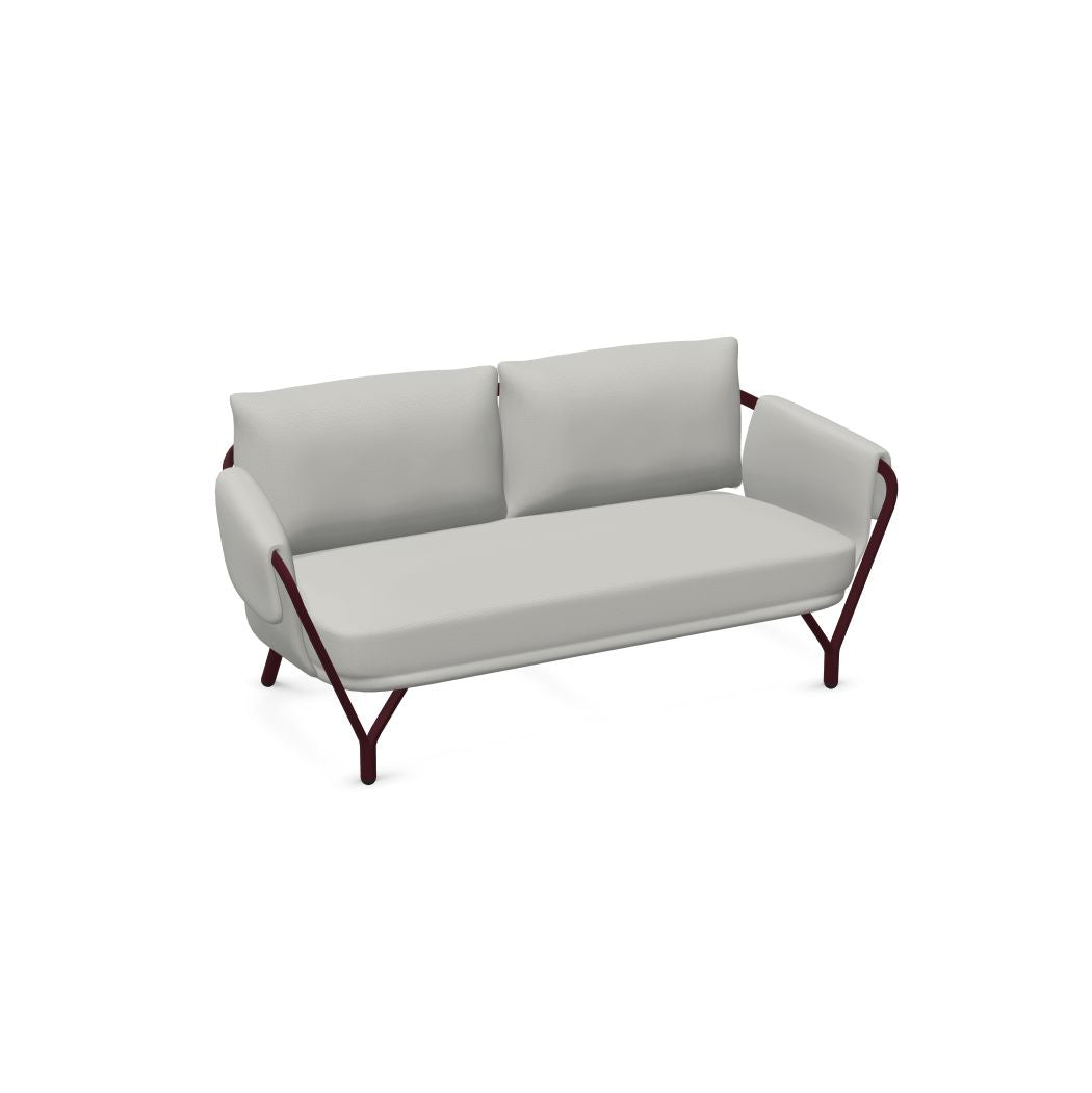 Emu 9046 Angel Canapé 2 places, coussins non inclus Intense Red 46