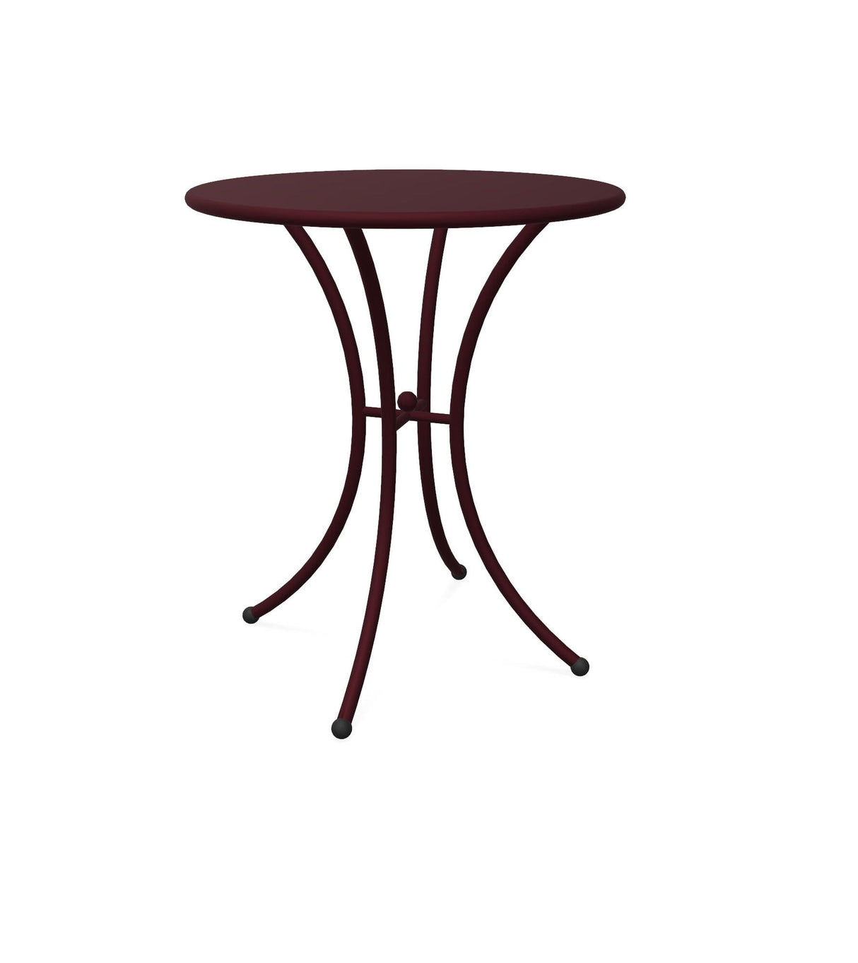 Emu 905 Pigalle Table repas ronde Ø60cm Intense Red 46