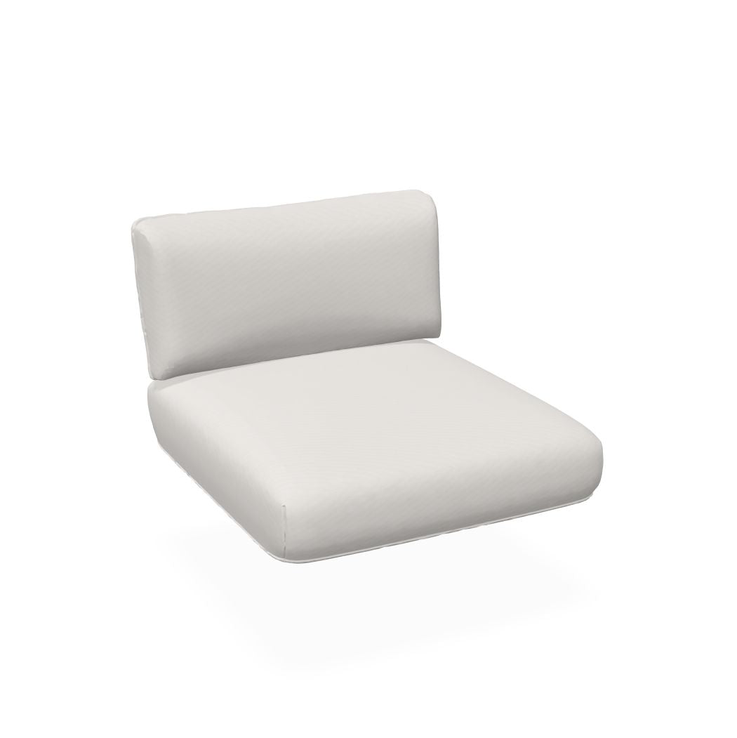 Emu C/5036 Cabla Set Coussin Assise et Coussin Dossier pour Module Central Basic WHITE Acrylic 700/32