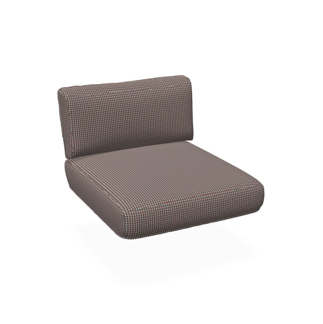 Emu C/5036 Cabla Set Coussin Assise et Coussin Dossier pour Module Central Premium RED-BLUE KASIMIRO 600/48 (Cat.D)