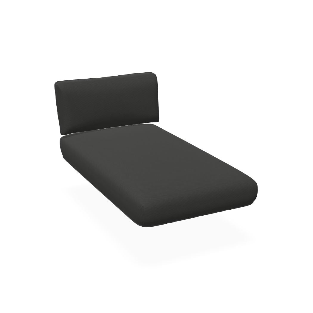 Emu C/5037 Cabla Set Coussin Assise et Coussin Dossier pour Module Chaise longue Basic DARK GREY Acrylic 700/34
