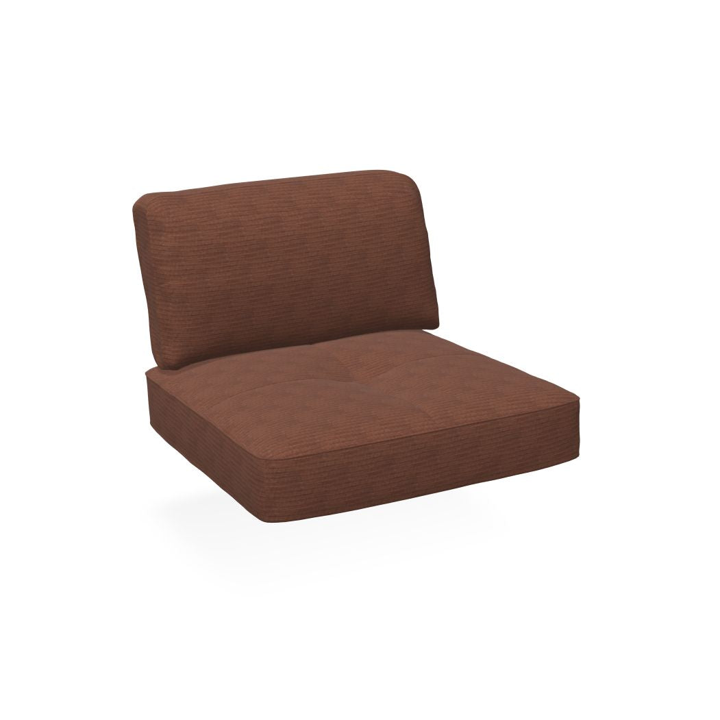 Emu C/6047 Twins Coussin Assise et Dossier Central pour Canapé 3 places Premium BRICK RED 600/31 (Cat.E)