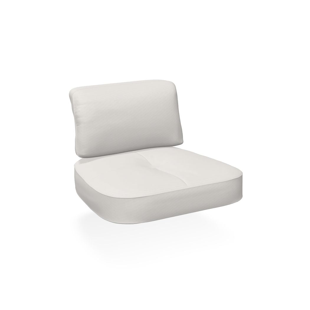 Emu C/6055 Twins Coussin Assise et Dossier pour Fauteuil Lounge 1-Seater Basic WHITE Acrylic 700/32