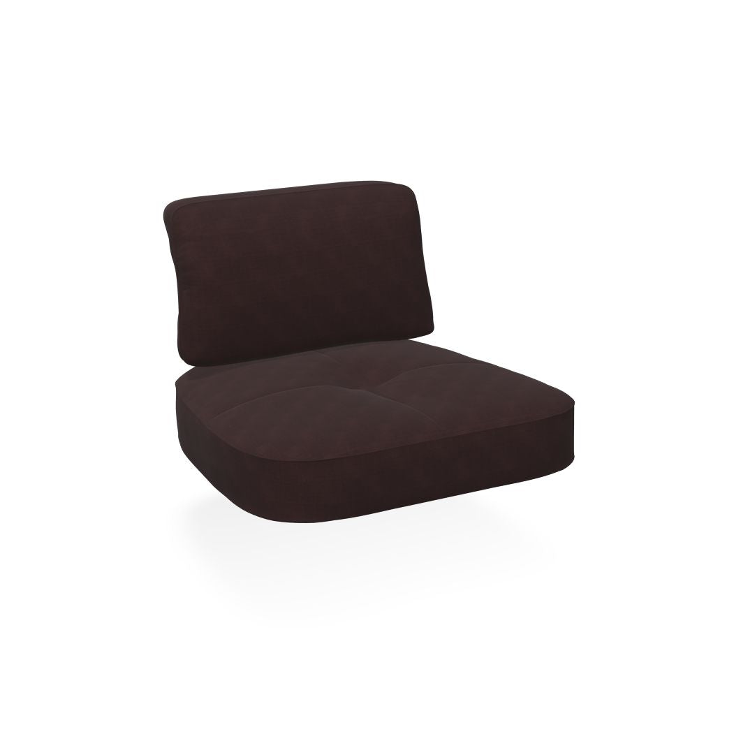 Emu C/6055 Twins Coussin Assise et Dossier pour Fauteuil Lounge 1-Seater Premium MERLOT 600/32 (Cat.E)