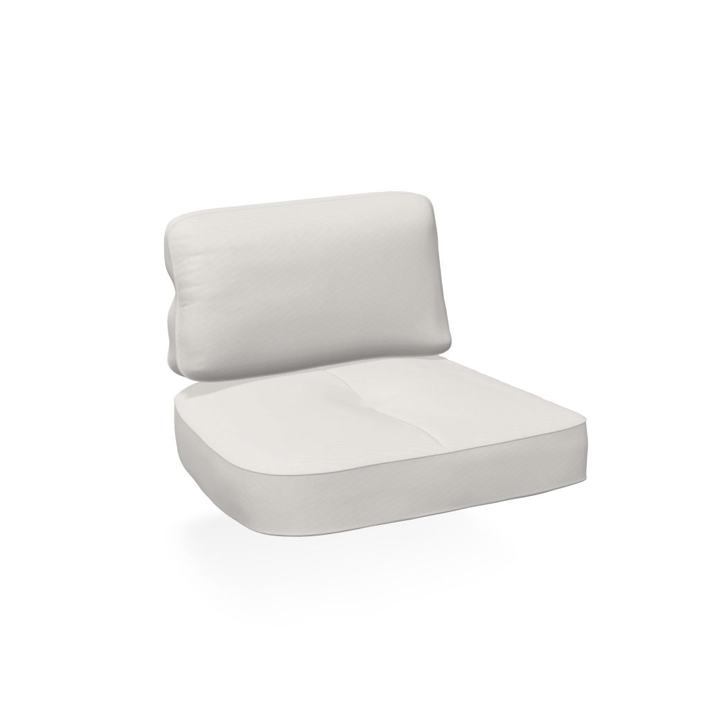 Emu C/6057 Twins Coussin Assise et Dossier Gauche pour Canapé 2/3 places Basic WHITE Acrylic 700/32