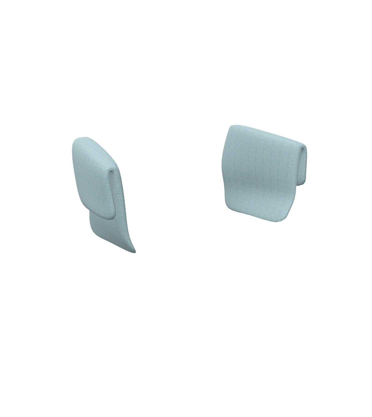 Emu C/9044 Angel Set Coussins d'accoudoir pour Fauteuil Club Lounge/Canapé 2 places Basic LIGHT BLUE Acrylic 700/10