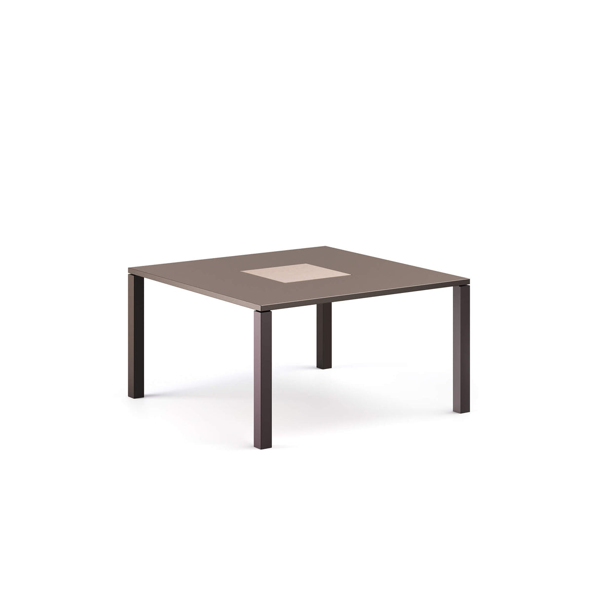 Emu 1038 Quadro Table repas 141x141cm, insert non inclus