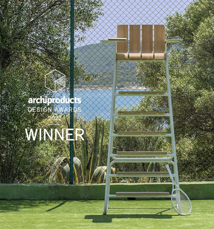 Ethimo Ace Chaise d'arbitre en Natural Teak