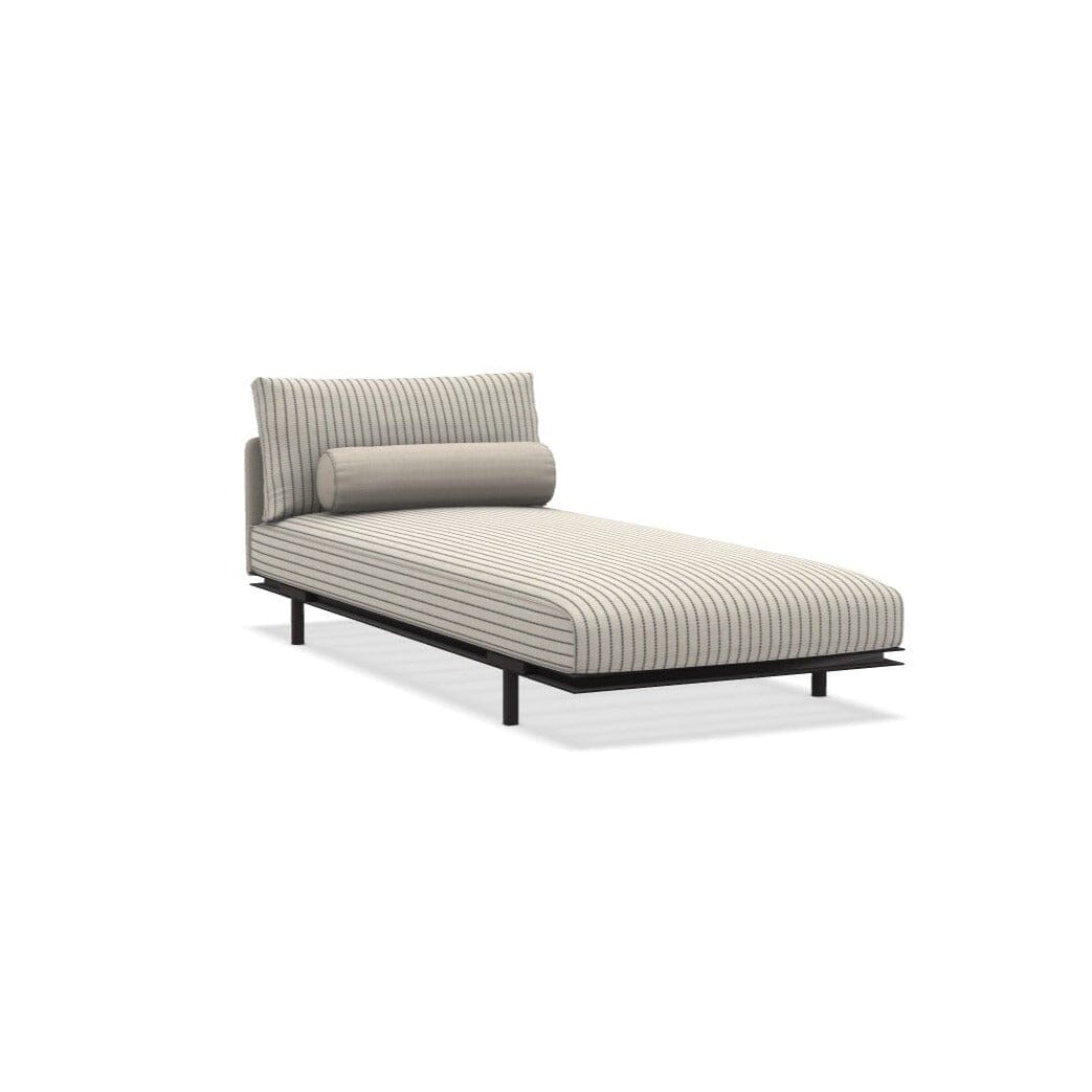Ethimo Baia Chaise longue Alu Carbon Navy / Maiorca