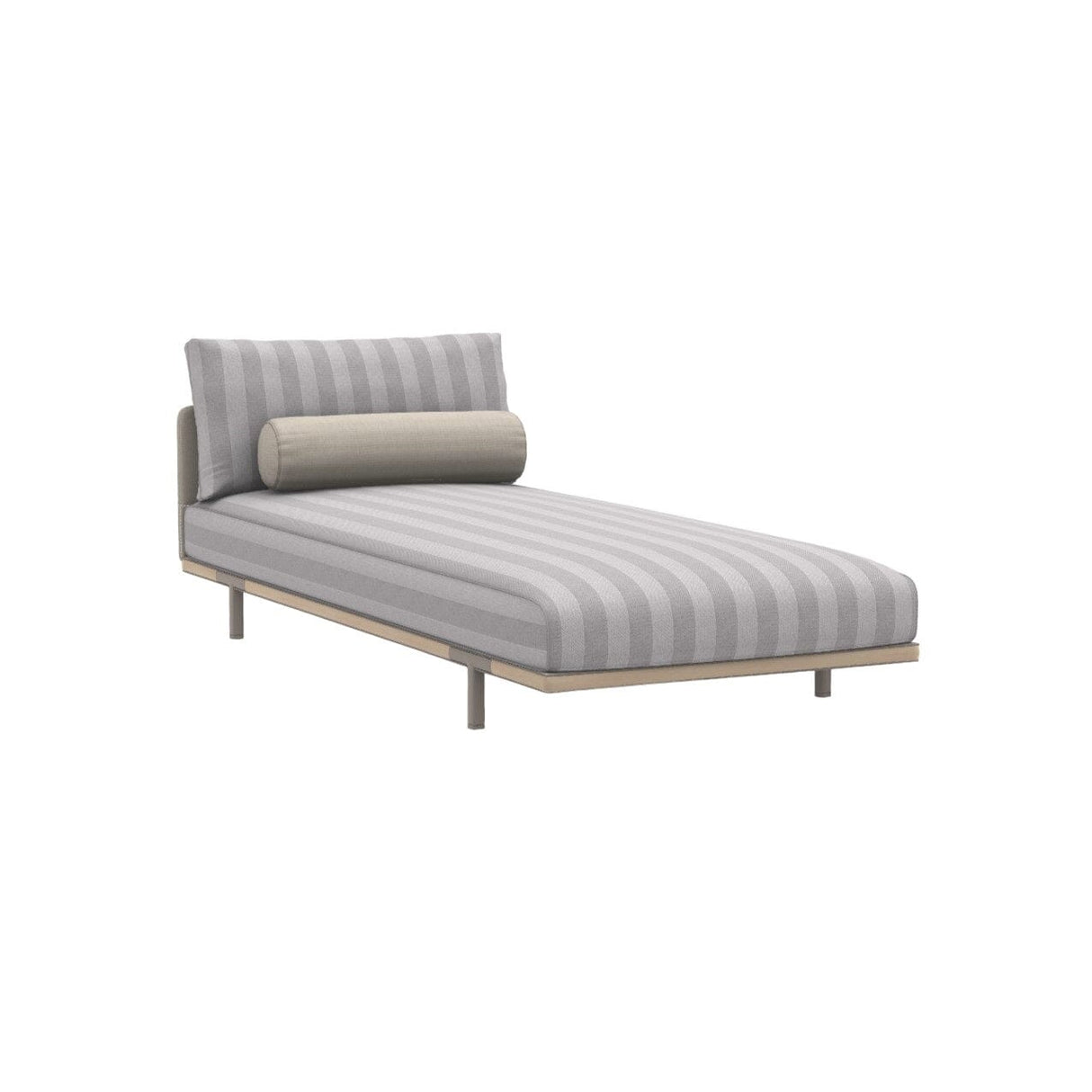 Ethimo Baia Chaise longue Alu Silver + Accoya Cruise / Maiorca