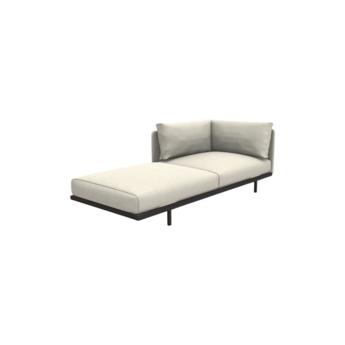 Ethimo Baia Module Lounge gauche/droit Alu Carbon Maiorca Droit