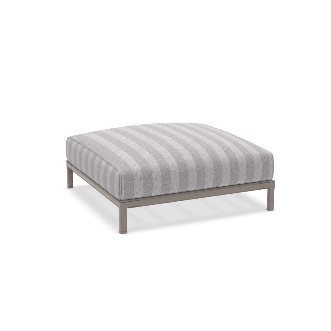 Ethimo Baia Pouf 90x90cm Alu Silver Cruise