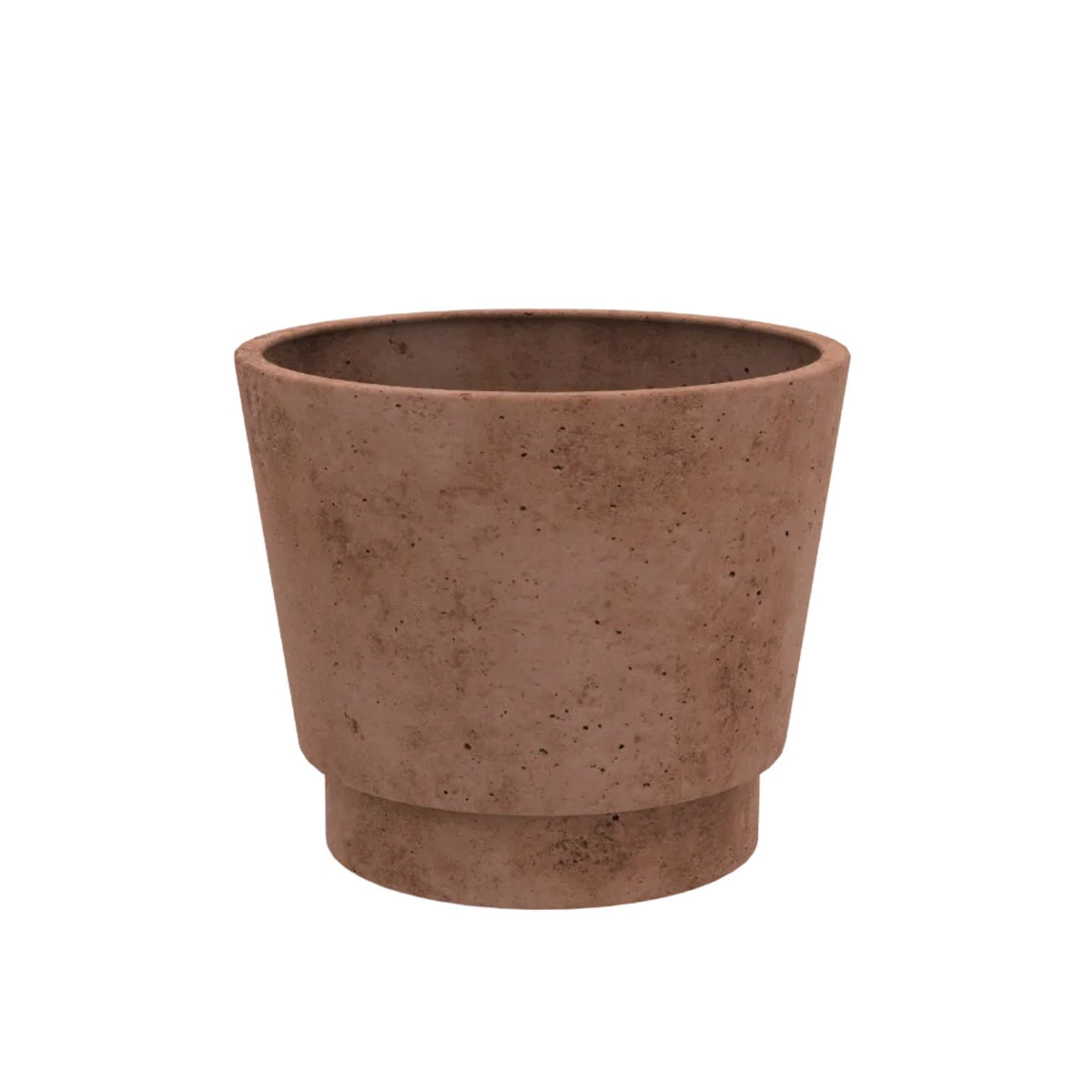 Ethimo Bulbi Jardinière béton Calla H:35cm Rosso Mattone