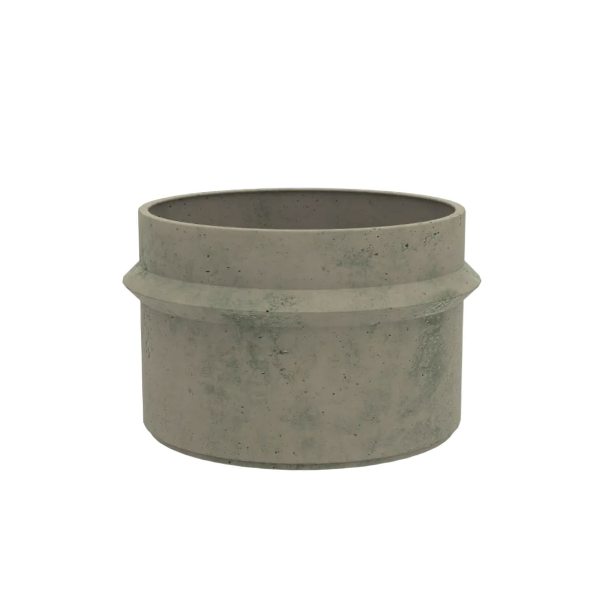 Ethimo Bulbi Jardinière béton Dahlia H:47cm Verde Foglia