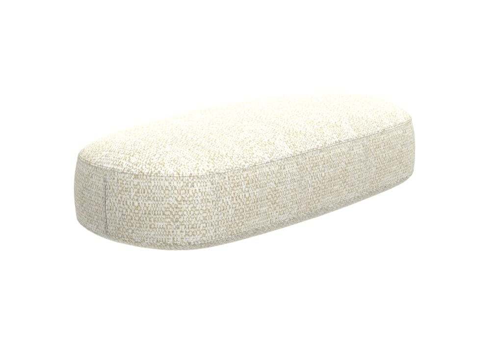 Ethimo Calipso Coussin accoudoir 56x25cm h:14cm Polyolefin Soft Ivory Melange O001