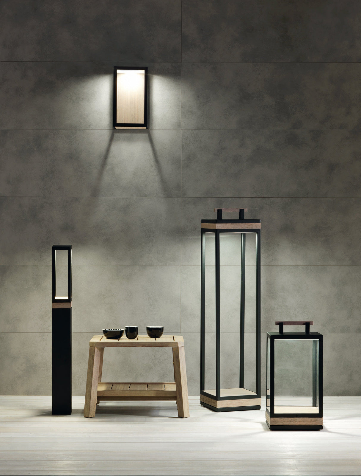 Ethimo Carrè Wall Lamp applique pour l'extérieur