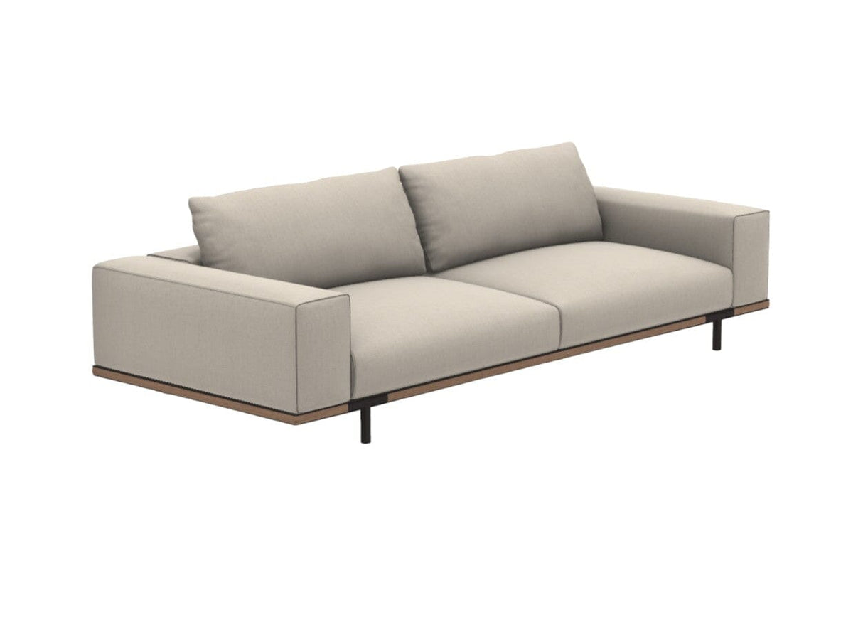 Ethimo Costiera Canapé Alu Carbon + Teak Maiorca