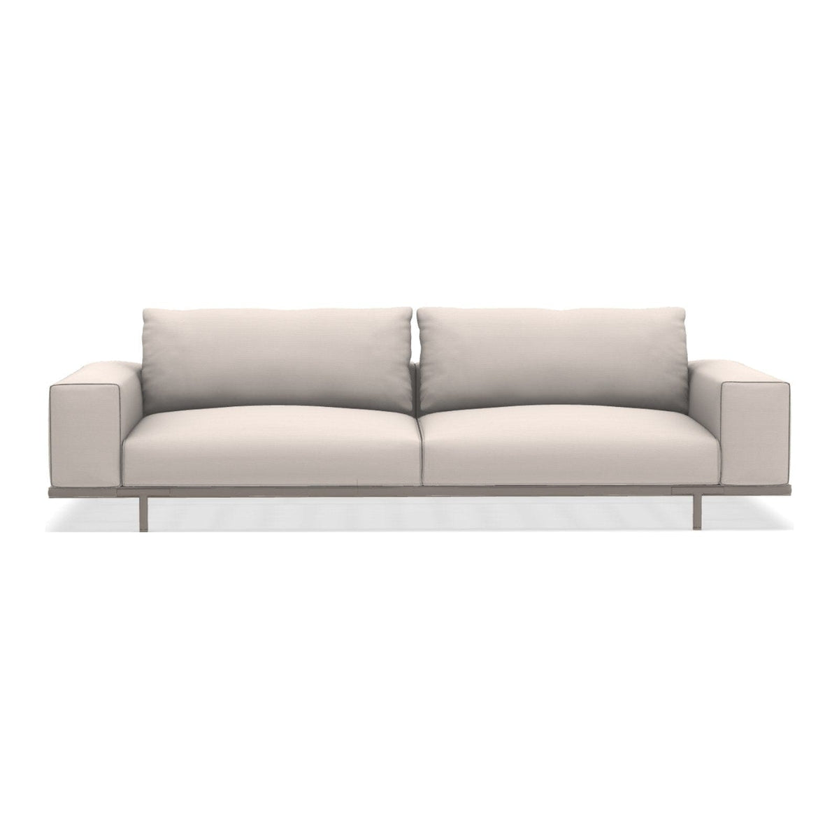 Ethimo Costiera Canapé XL Alu Silver Nature White