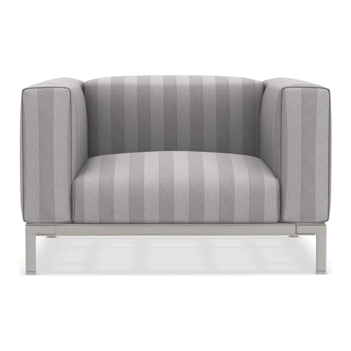 Ethimo Costiera Fauteuil Club lounge XL Alu Limestone White Cruise