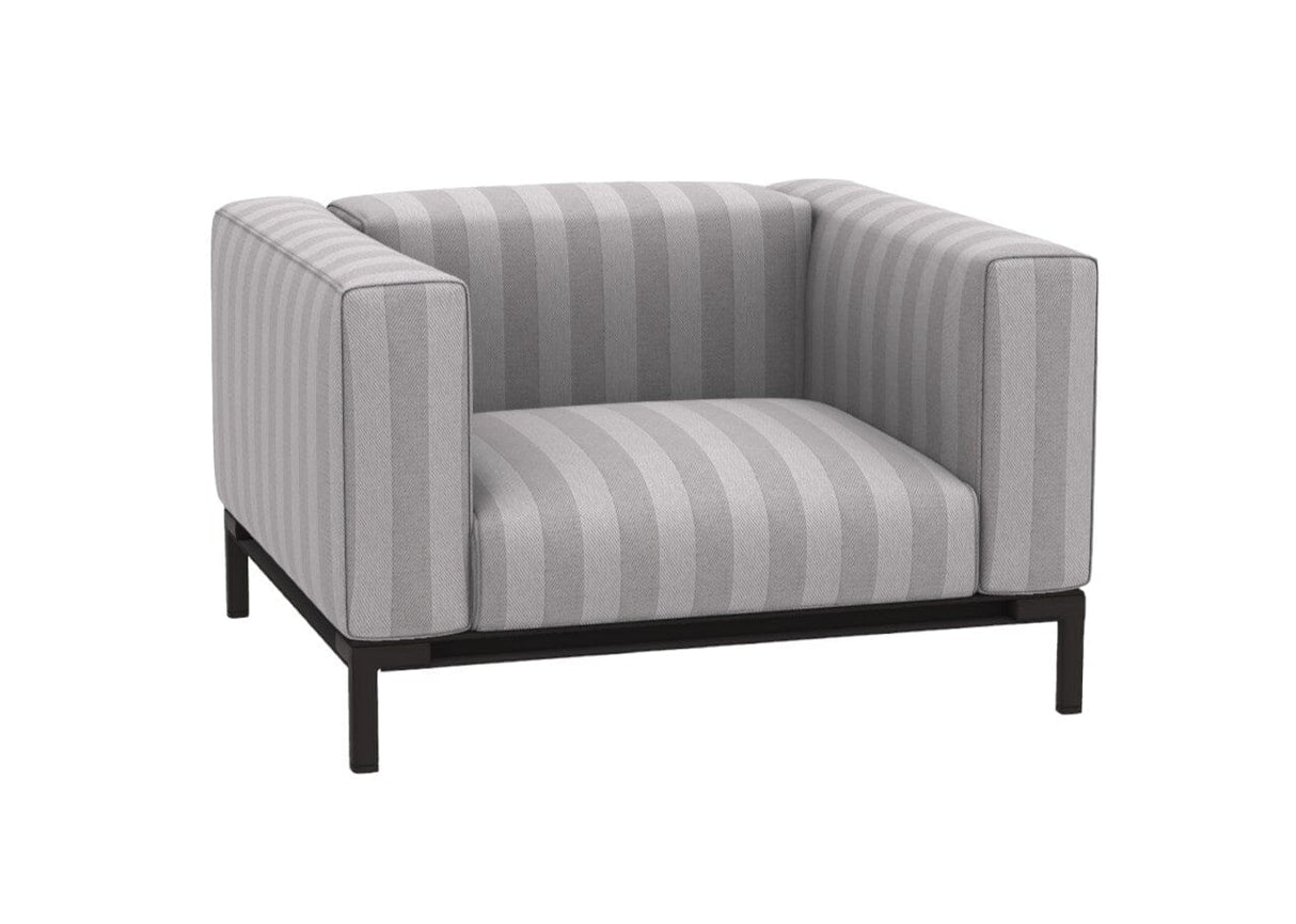 Ethimo Costiera Fauteuil lounge Alu Carbon Cruise