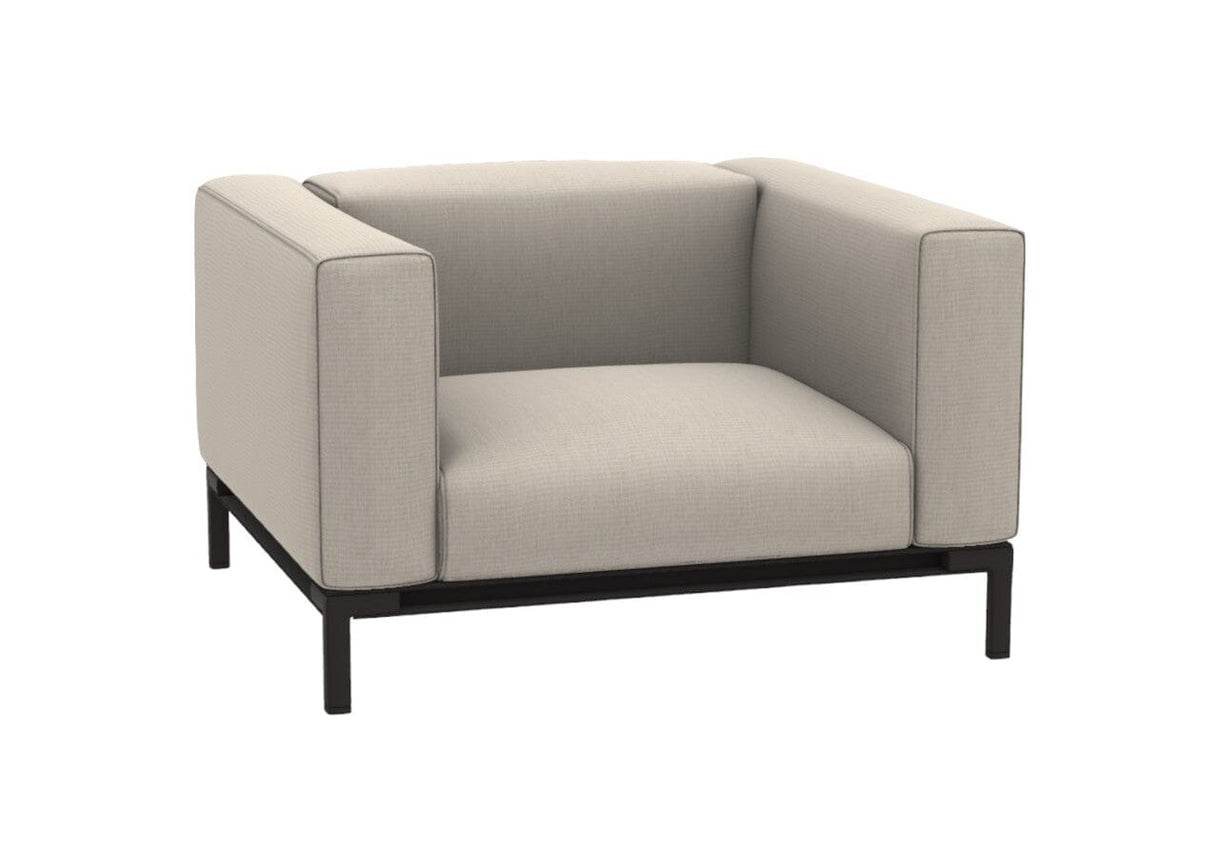 Ethimo Costiera Fauteuil lounge Alu Carbon Maiorca