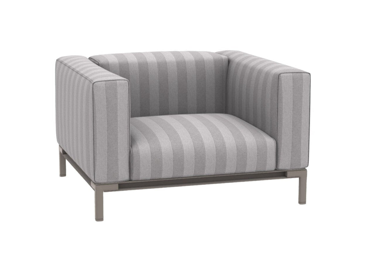 Ethimo Costiera Fauteuil lounge Alu Silver Cruise