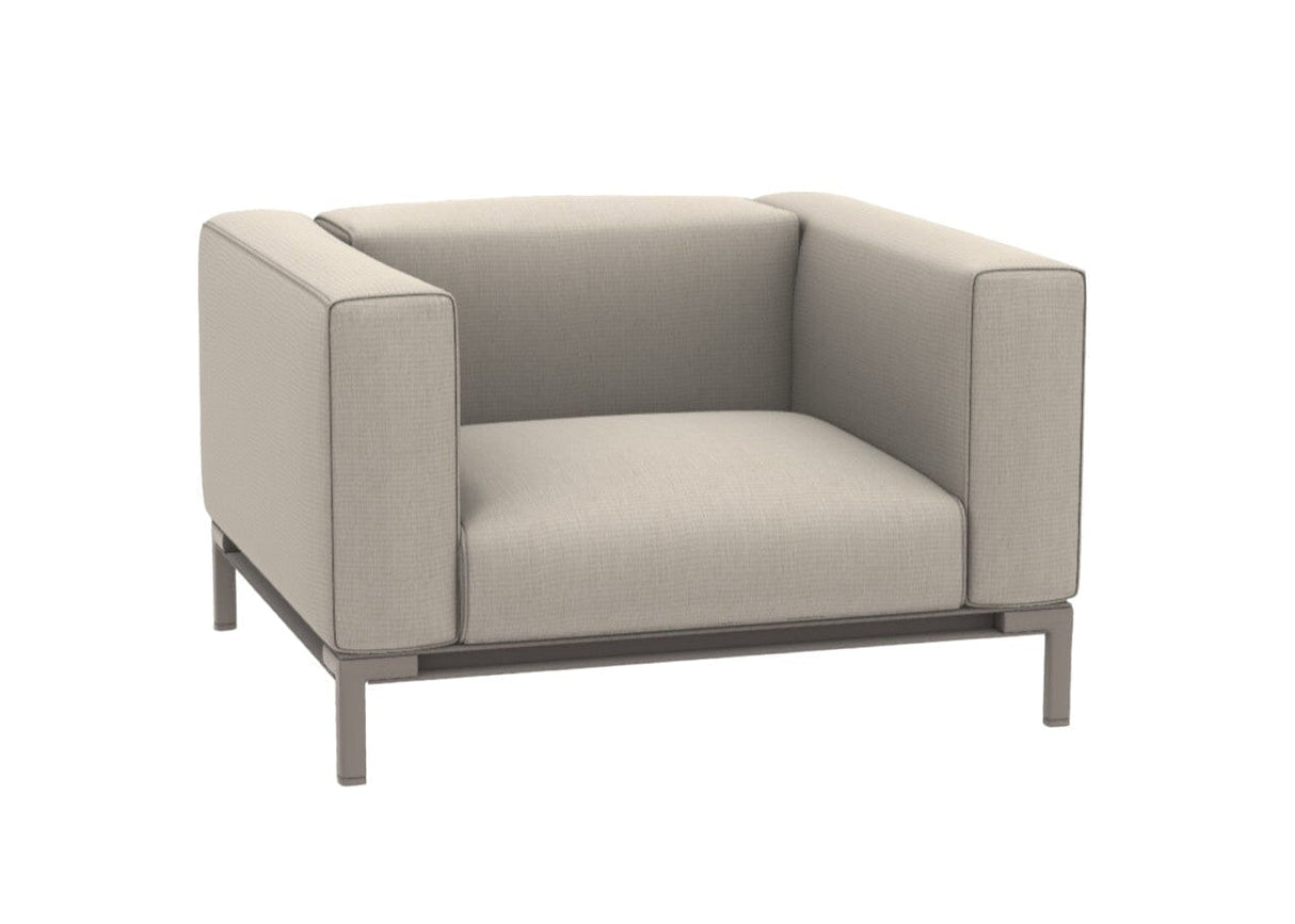 Ethimo Costiera Fauteuil lounge Alu Silver Maiorca