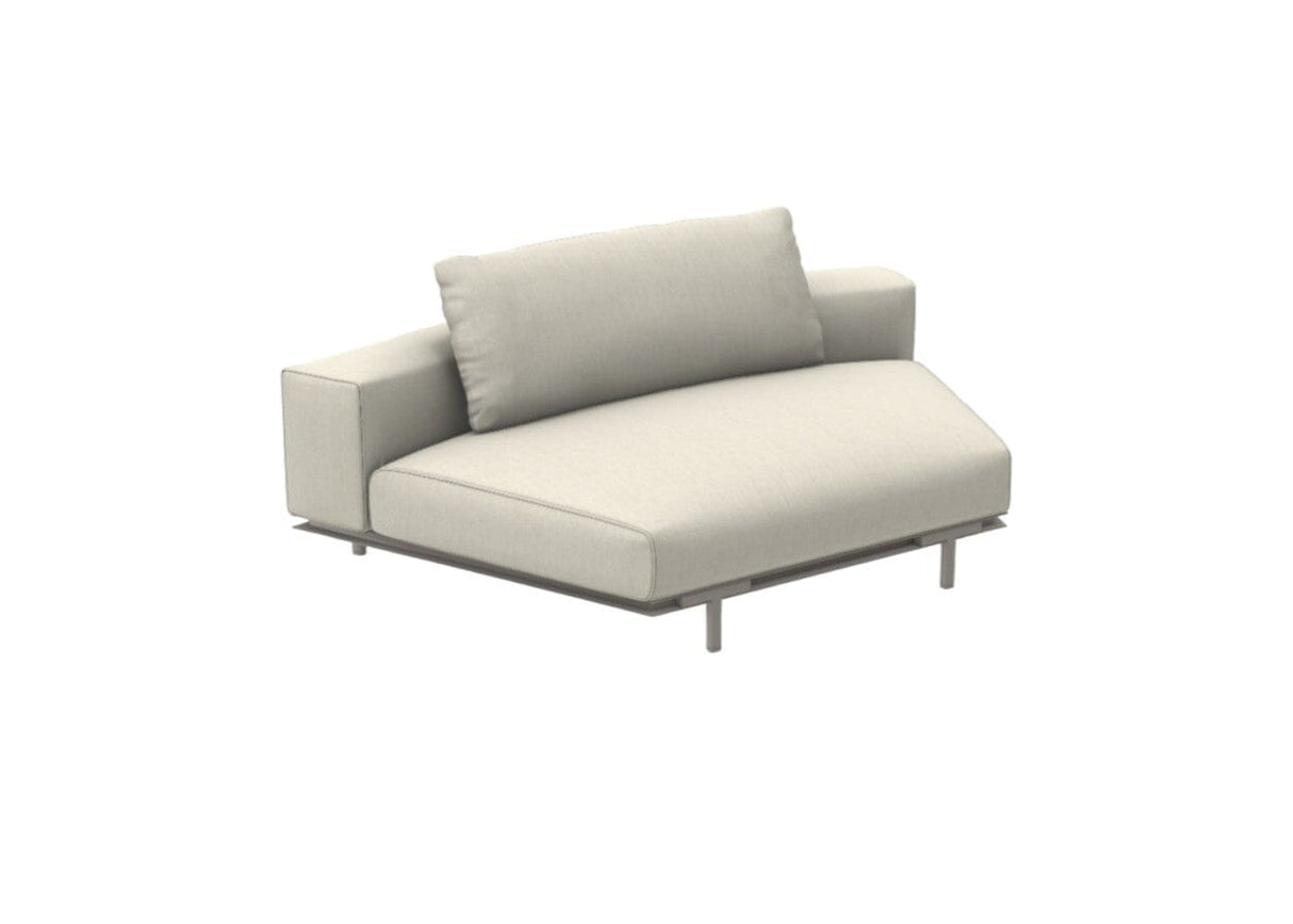 Ethimo Costiera Module d'angle Alu Silver Maiorca