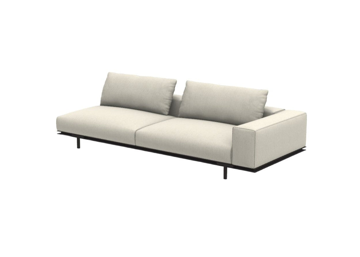 Ethimo Costiera Module d'extrémité Gauche Alu Carbon