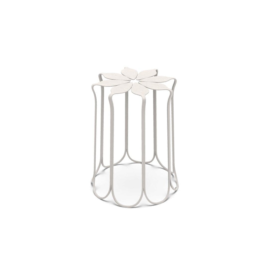 Ethimo Folia Tabouret h:44cm Limestone White