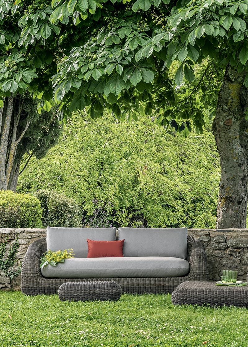 Ethimo Loto Table basse 90x90cm h:25cm