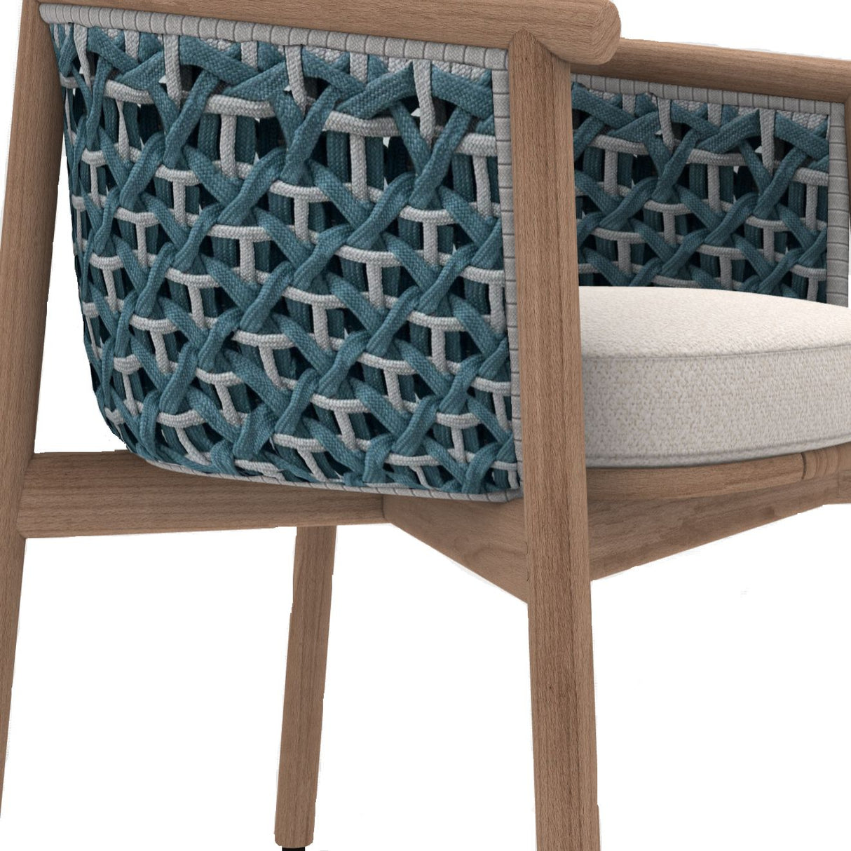 Ethimo Patio Fauteuil repas, coussins en sus