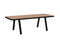Ethimo Swing Table repas 240x100cm Natural Teak Sepia Black 