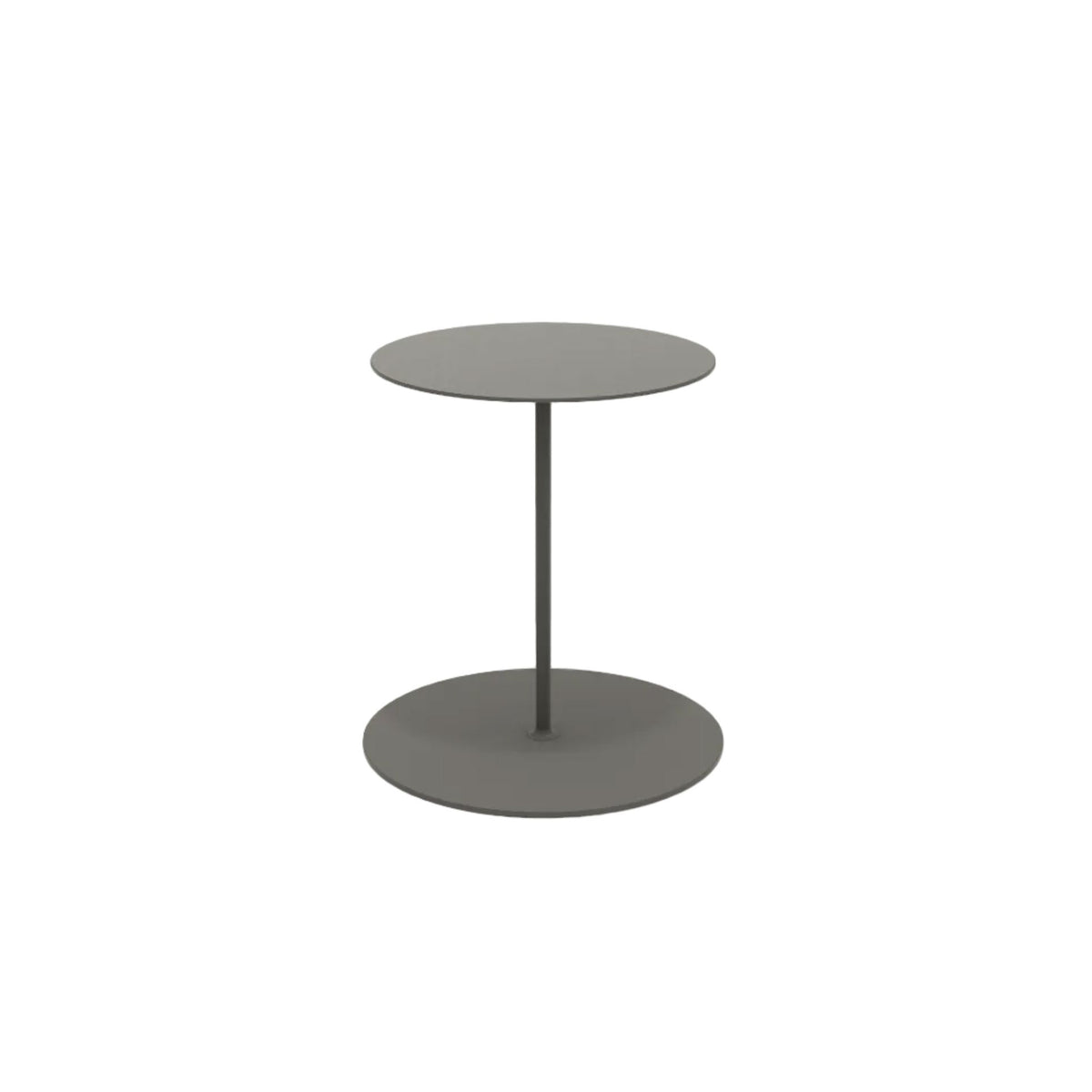 Ethimo Tender Table d'appoint Ø50cm h:56cm Alu Mud Grey