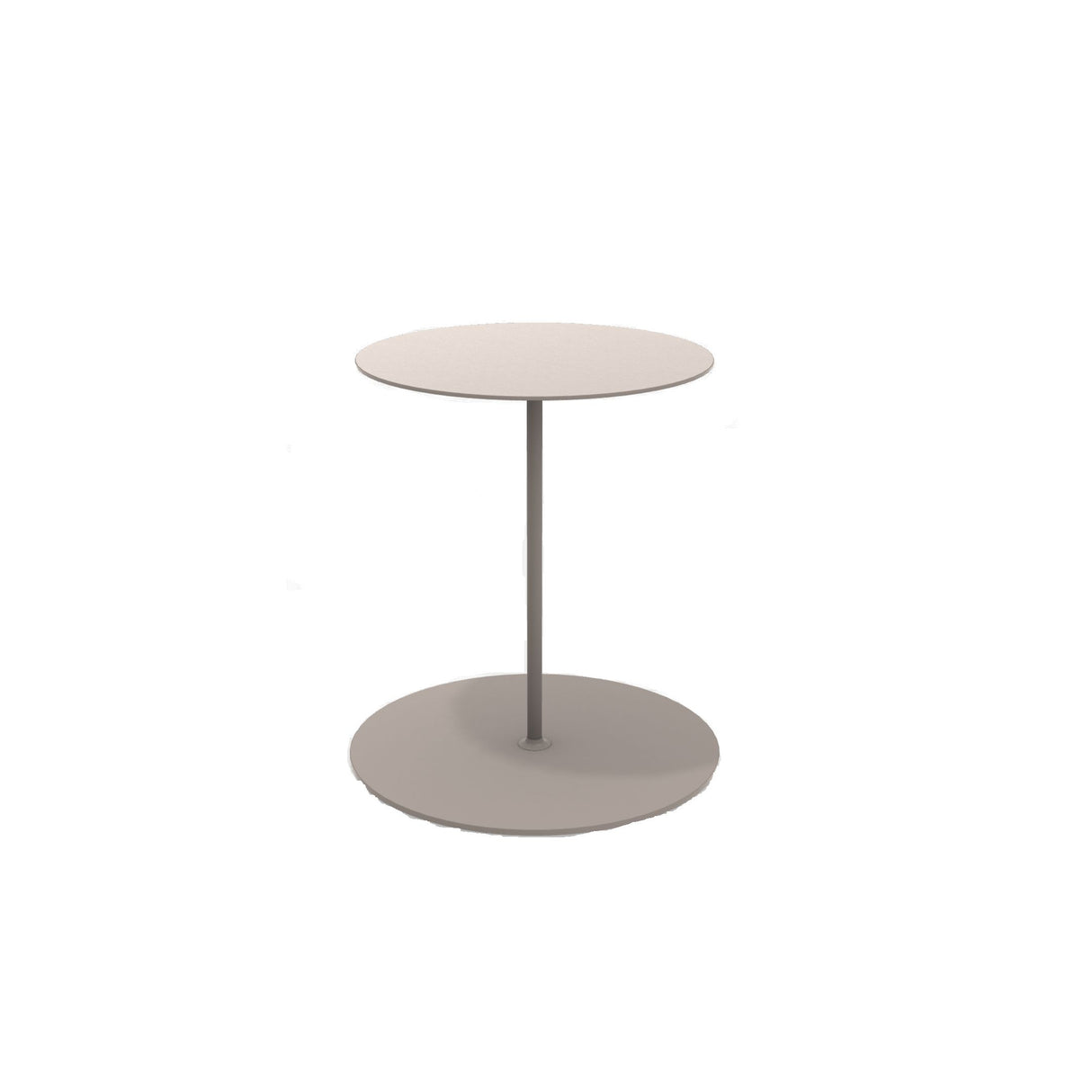 Ethimo Tender Table d'appoint Ø50cm h:56cm Alu Silver