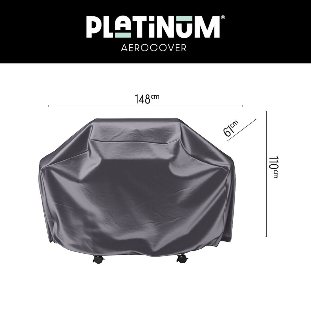 Platinum AeroCover Housse de protection pour Gril barbecue taille L 148x61cm H:110cm