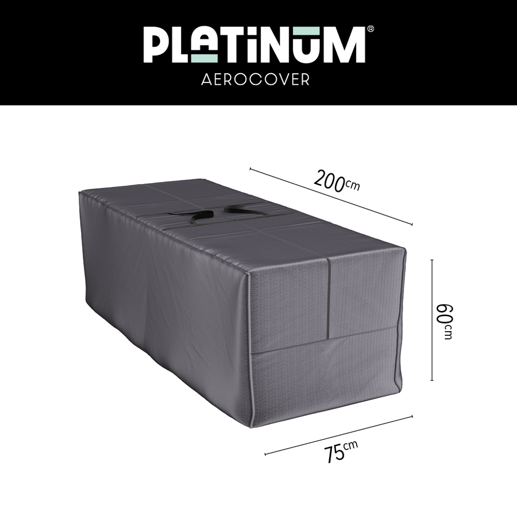 Platinum AeroCover Housse de protection sac de transport pour coussins 200x75x60cm