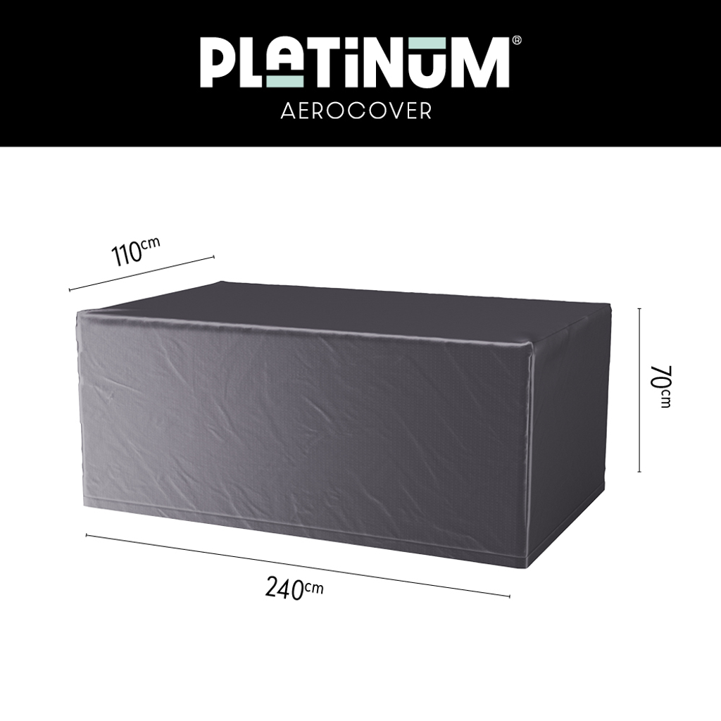 Platinum AeroCover Housse de protection pour Table 240x110cm H:70cm