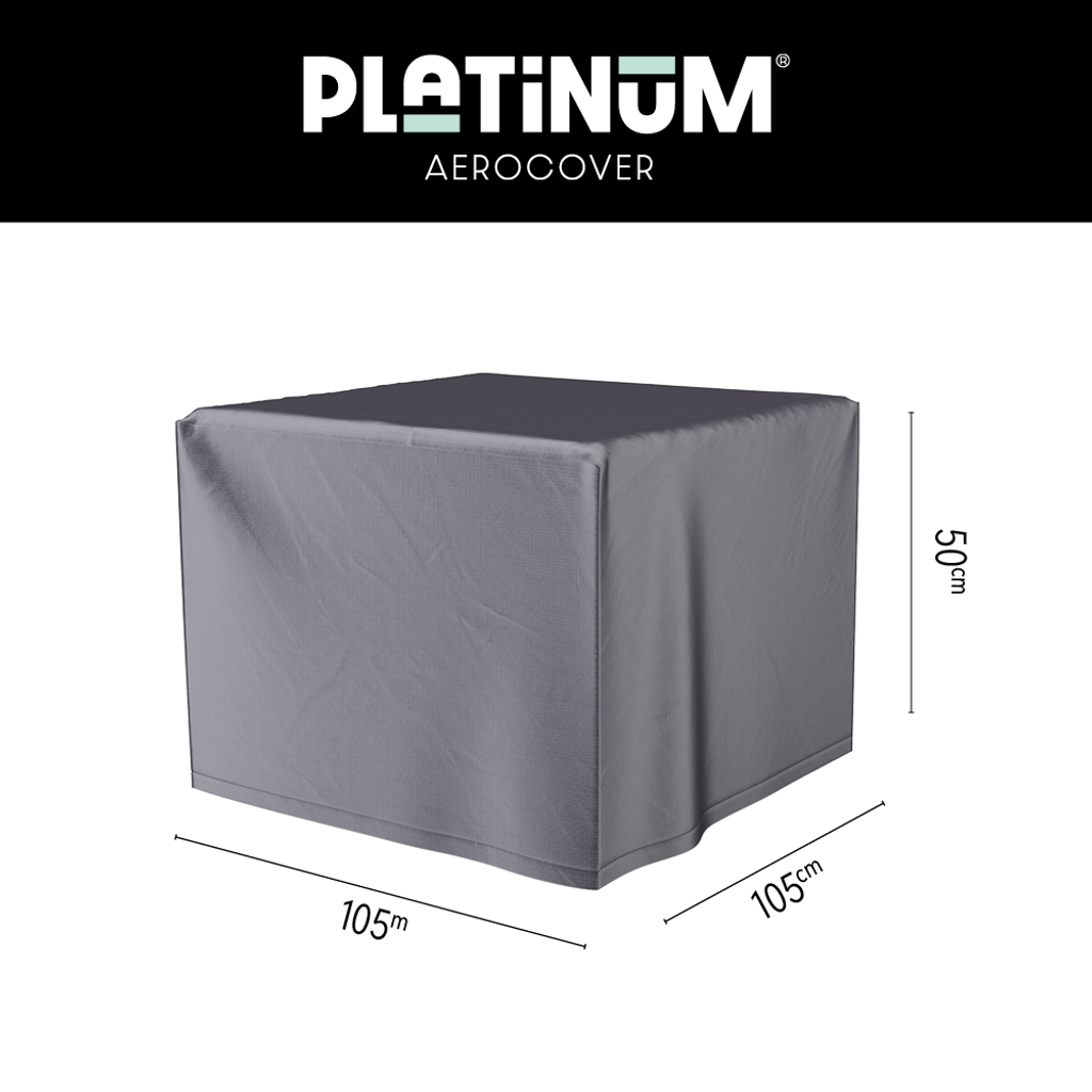 Platinum AeroCover Housse de protection pour tables basses 105x105cm H:50cm